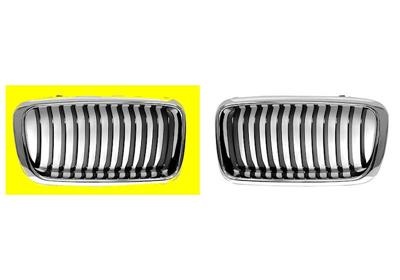Grill rechts sierrooster vanaf '99 chroom/chroom bmw 7 (e38)  winparts