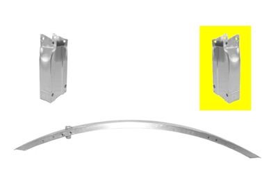 Foto van Dwarsligger onder voorpaneel links e steun aluminium mercedes-benz c-klasse t-model (s204) via winparts