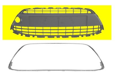 Voorbumpergrille ford fiesta vi  winparts