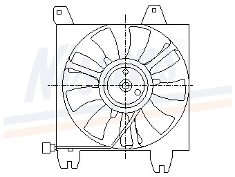 Ventilator, condensator airconditioning mitsubishi eclipse cabriolet (d5_a)  winparts