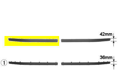Bumpersteun voor midden opel astra h (l48)  winparts