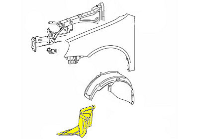 Foto van Kap voor r.buitenspiegel bmw 3 coupé (e46) via winparts