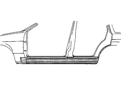 Versterker links achterbumper opel astra h stationwagen (l35)  winparts