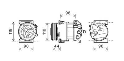 Compressor giulietta 1.4i turbo 10- alfa romeo giulietta (940_)  winparts