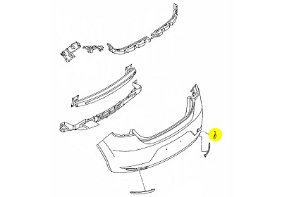 Modderkuip achter r. seat altea (5p1)  winparts