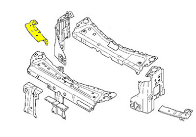 Voorbumpergrille citroen c5 iii break (td_)  winparts