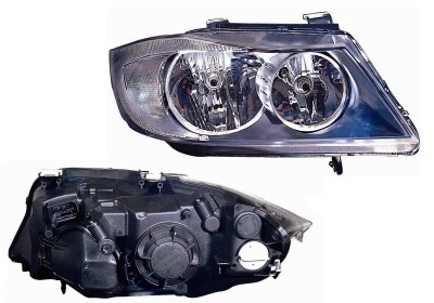 Koplamp rechts h7+h7 type zkw bmw 3 touring (e91)  winparts