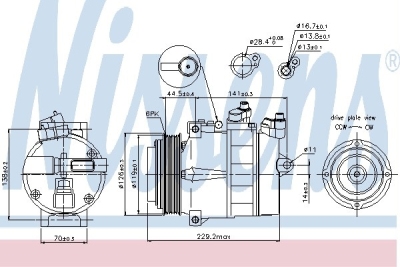 Compressor, airconditioning mercedes-benz s-klasse (w140)  winparts