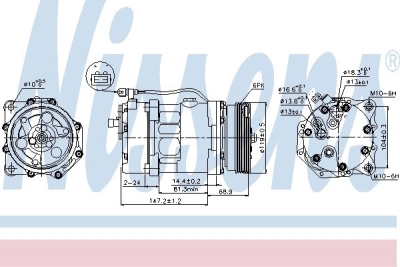 Foto van Compressor, airconditioning volkswagen sharan (7m8, 7m9, 7m6) via winparts