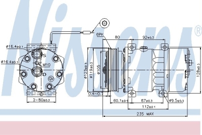 Compressor, airconditioning renault laguna i (b56_, 556_)  winparts