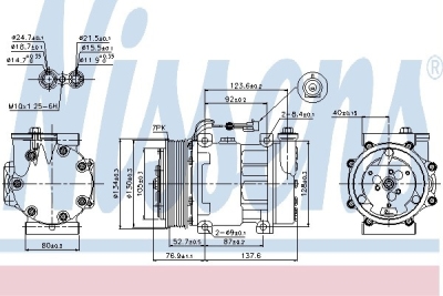 Foto van Compressor, airconditioning smart roadster (452) via winparts