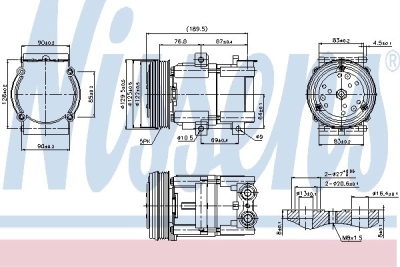 Compressor, airconditioning alfa romeo 155 (167_)  winparts