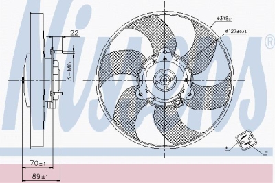 Foto van Ventilator, condensator airconditioning alfa romeo 155 (167_) via winparts
