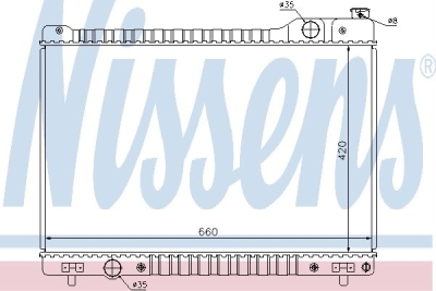 Foto van Radiateur mazda 929 iii (hc) via winparts