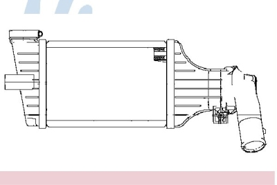 Interkoeler, tussenkoeler opel astra g hatchback (f48_, f08_)  winparts