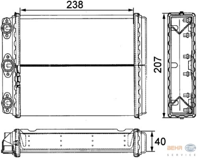Voorverwarmer, interieurverwarming mercedes-benz saloon (w124)  winparts