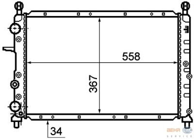 Radiateur lancia dedra (835_)  winparts