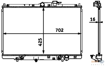 Radiateur honda shuttle (ra)  winparts