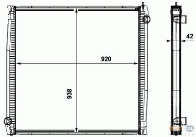 Radiateur universeel  winparts