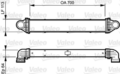 Interkoeler, tussenkoeler mercedes-benz a-klasse (w169)  winparts