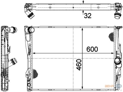 Foto van Radiateur bmw 3 touring (e91) via winparts