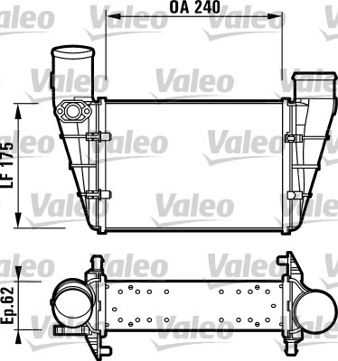 Foto van Interkoeler, tussenkoeler audi a4 (8d2, b5) via winparts