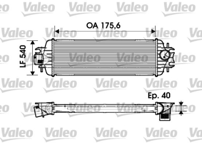 Interkoeler, tussenkoeler opel vivaro open laadbak/ chassis (e7)  winparts