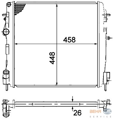 Radiateur renault kangoo (kc0/1_)  winparts