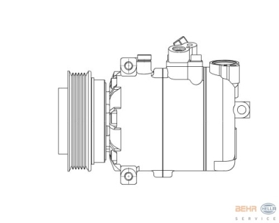 Compressor, airconditioning audi a8 (4d2, 4d8)  winparts
