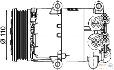 Compressor, airconditioning ford s-max (wa6)  winparts