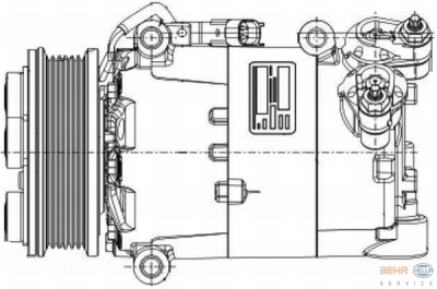 Compressor, airconditioning ford kuga i  winparts