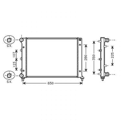 Foto van Radiator 578x414 alfa romeo 147 (937_) via winparts