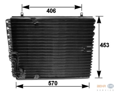 Condensator, airconditioning bmw 5 touring (e34)  winparts