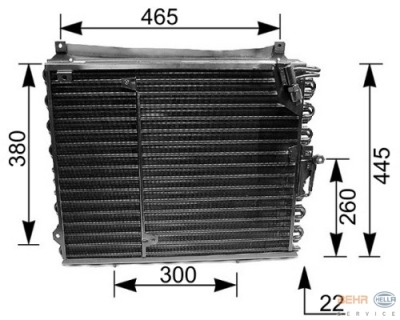 Foto van Condensator, airconditioning mercedes-benz e-klasse (w124) via winparts
