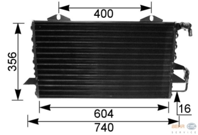 Foto van Condensator, airconditioning audi 80 (8c, b4) via winparts