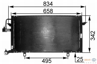 Foto van Condensator, airconditioning audi coupe (89, 8b) via winparts