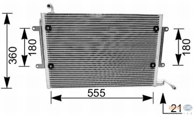 Foto van Condensator, airconditioning volkswagen golf iii (1h1) via winparts
