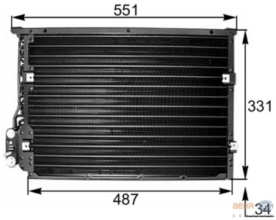 Foto van Condensator, airconditioning bmw 3 (e36) via winparts