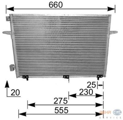 Foto van Condensator, airconditioning ford scorpio ii (gfr, ggr) via winparts