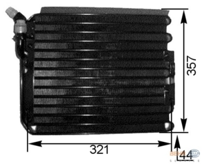 Foto van Condensator, airconditioning porsche 911 (964) via winparts