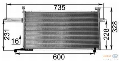 Foto van Condensator, airconditioning nissan micra ii (k11) via winparts