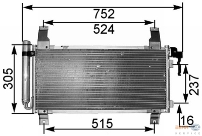 Foto van Condensator, airconditioning mazda 6 hatchback (gg) via winparts