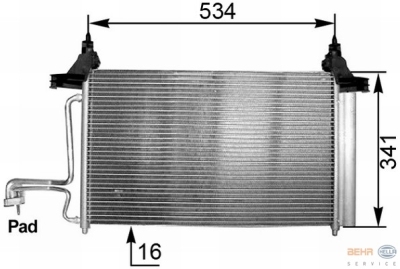 Condensator, airconditioning fiat stilo (192_)  winparts