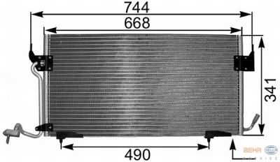 Foto van Condensator, airconditioning peugeot 306 hatchback (7a, 7c, n3, n5) via winparts