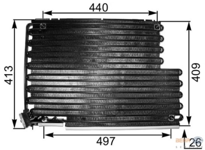 Foto van Condensator, airconditioning volvo 960 ii (964) via winparts