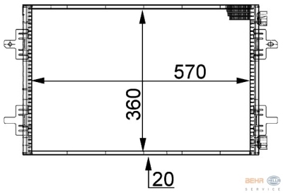 Condensator, airconditioning renault espace iii (je0_)  winparts