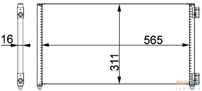 Condensator, airconditioning fiat punto (188_)  winparts