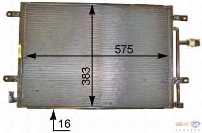 Foto van Condensator, airconditioning audi a4 cabriolet (8h7, b6, 8he, b7) via winparts