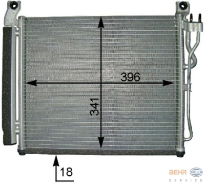 Condensator, airconditioning kia picanto (ba)  winparts
