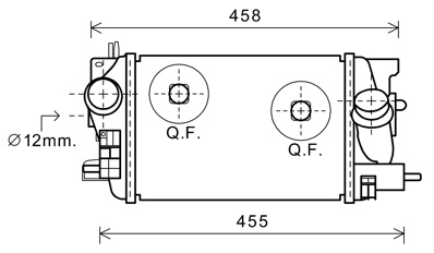 Intercooler meriva 1.4i mt 10- opel meriva b  winparts